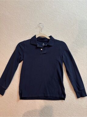 Gap Kids Long Sleeve Polo - Size M (8)